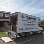 South Shields removal van